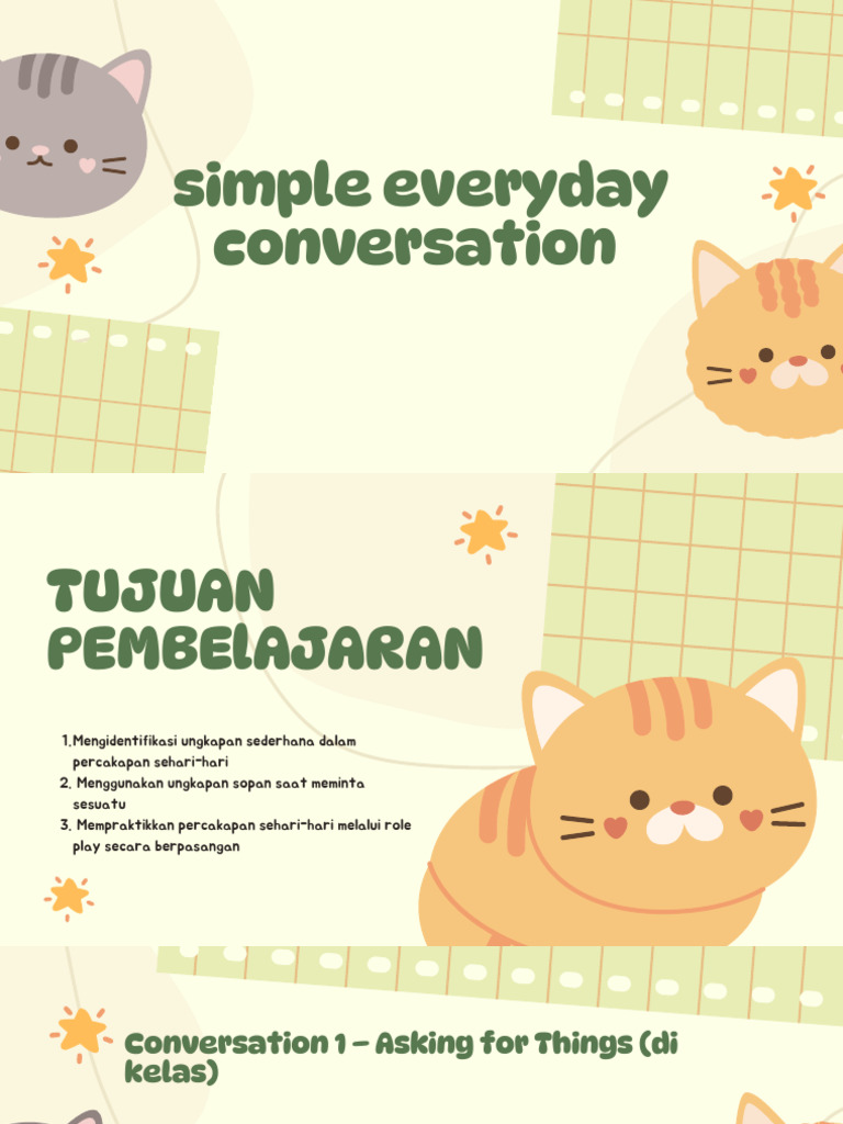 Simple Everyday Conversation | PDF