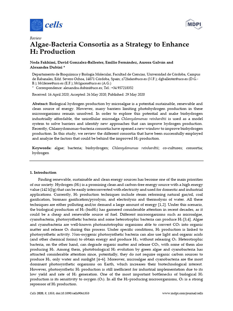 Algae-Bacteria Consortia As A Strategy To Enhance | PDF | Cyanobacteria ...
