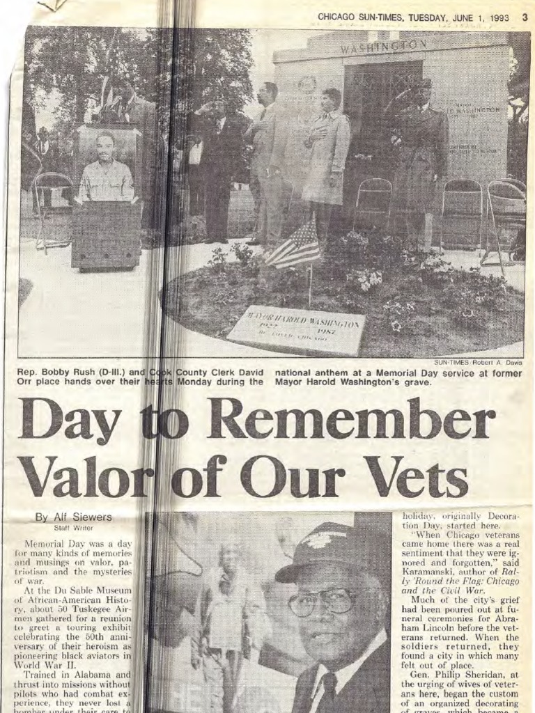 Memorial Day Honors Chicago Veterans | PDF | Memorial Day | Warfare
