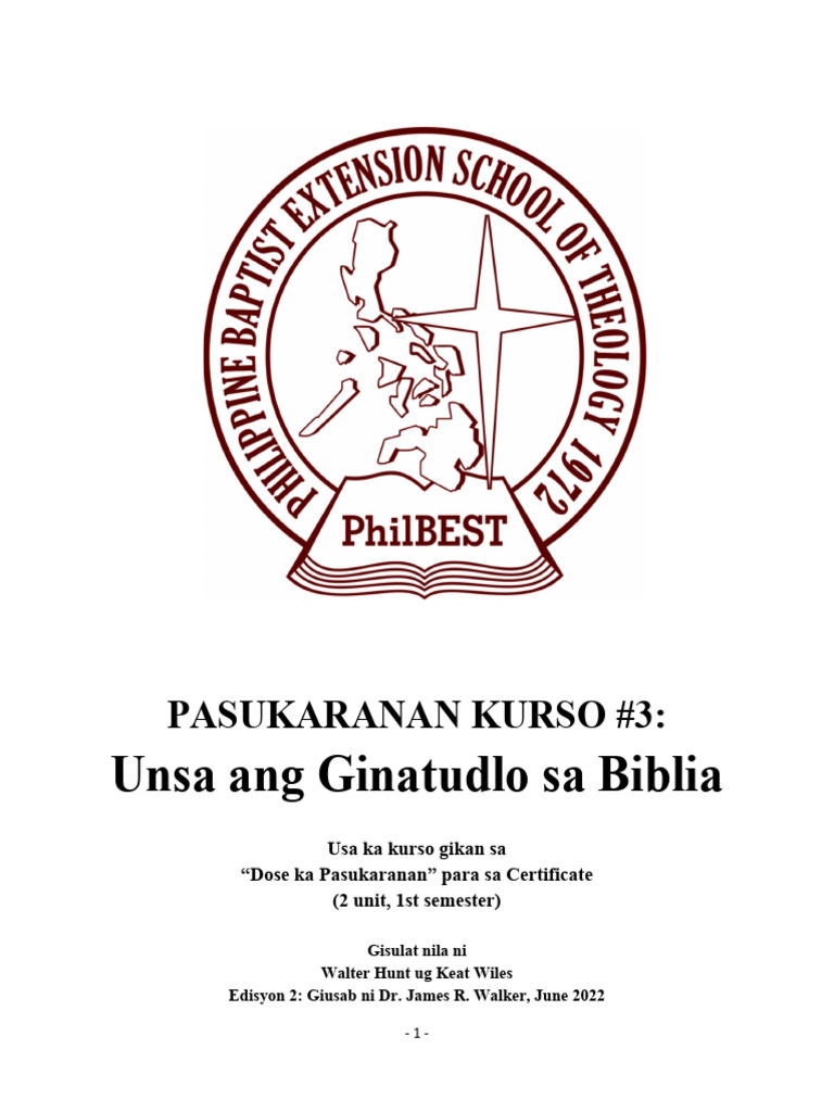 03 Unsa Ang Ginatudlo Sa Biblia | PDF