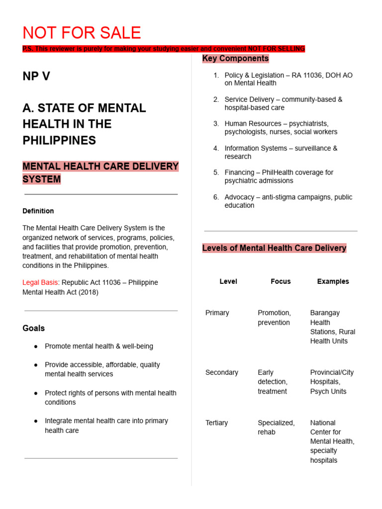 Np5 Tos Based Reviewer | PDF | Stress (Biology) | Psychotherapy