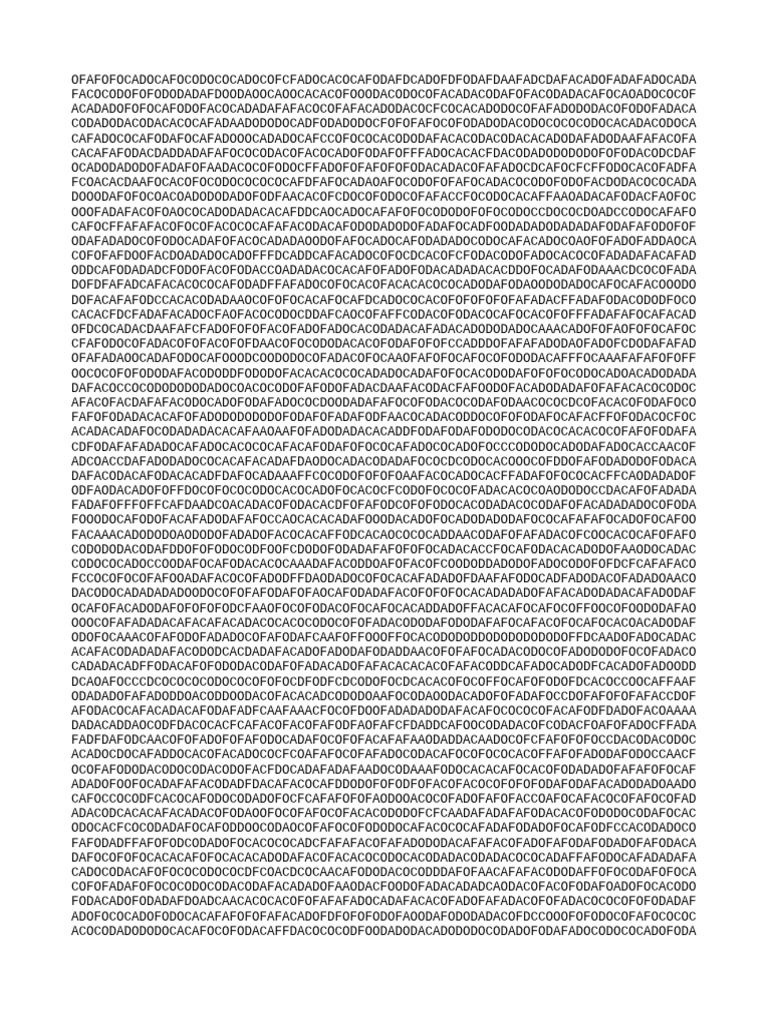 Random Character Sequence Analysis | PDF