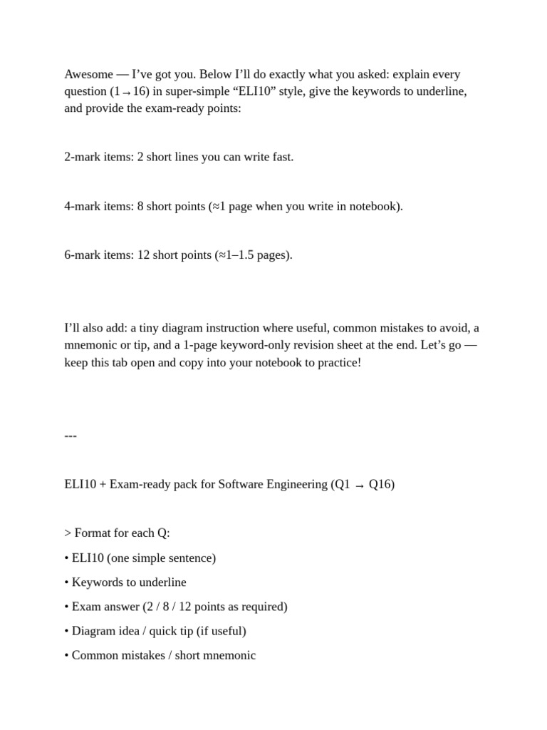 Software Engineering Testing Q&A | PDF | Software | Unit Testing