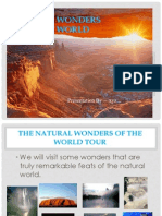 Natural Wonders of The World: Presentation by - Xyz