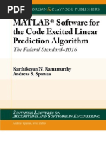 MATLAB Software For The Code Excited Linear Prediction (1608453847)