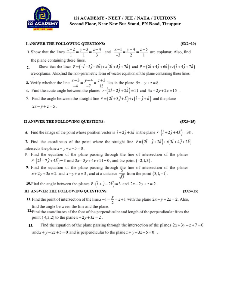 g12 Math QP Sept 28 | PDF