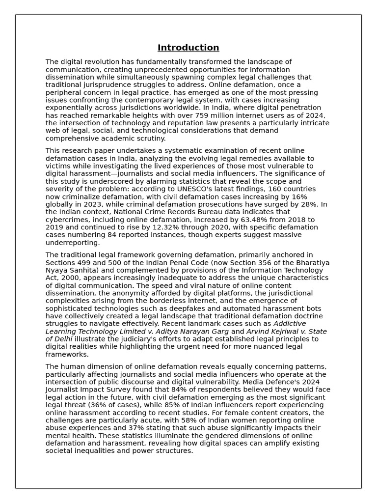 Media | PDF | Defamation | Social Ethics