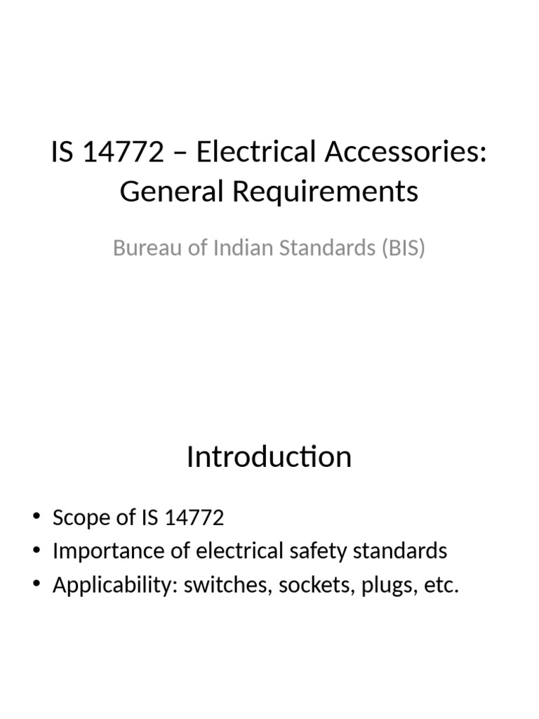 IS 14772 Product Manual Overview | PDF | Insulator (Electricity ...