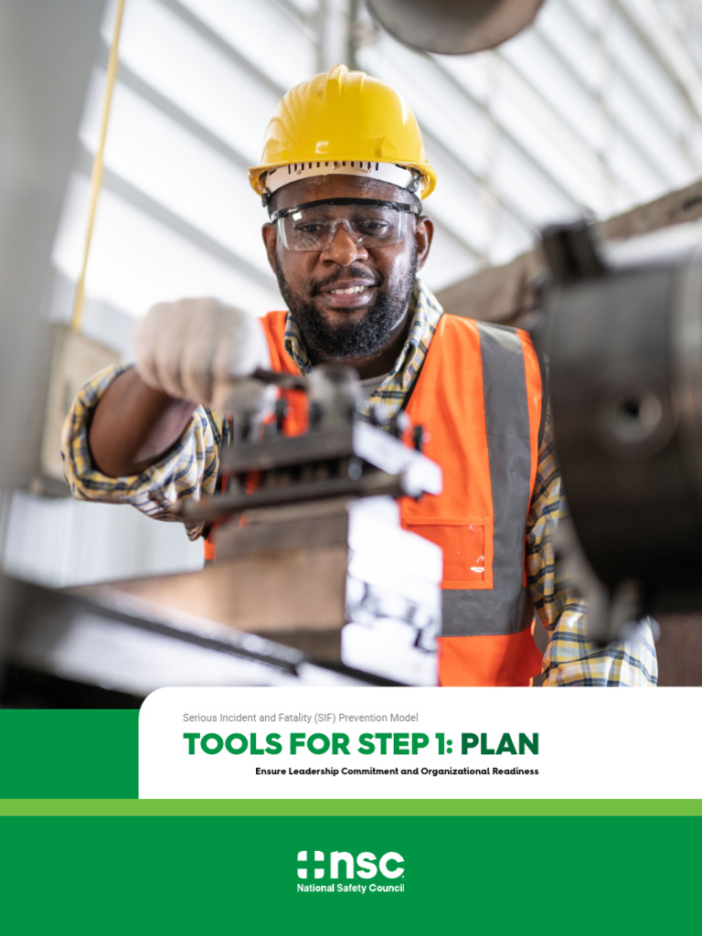 SIF Prevention Planning Tools Guide | PDF | Occupational Safety And ...