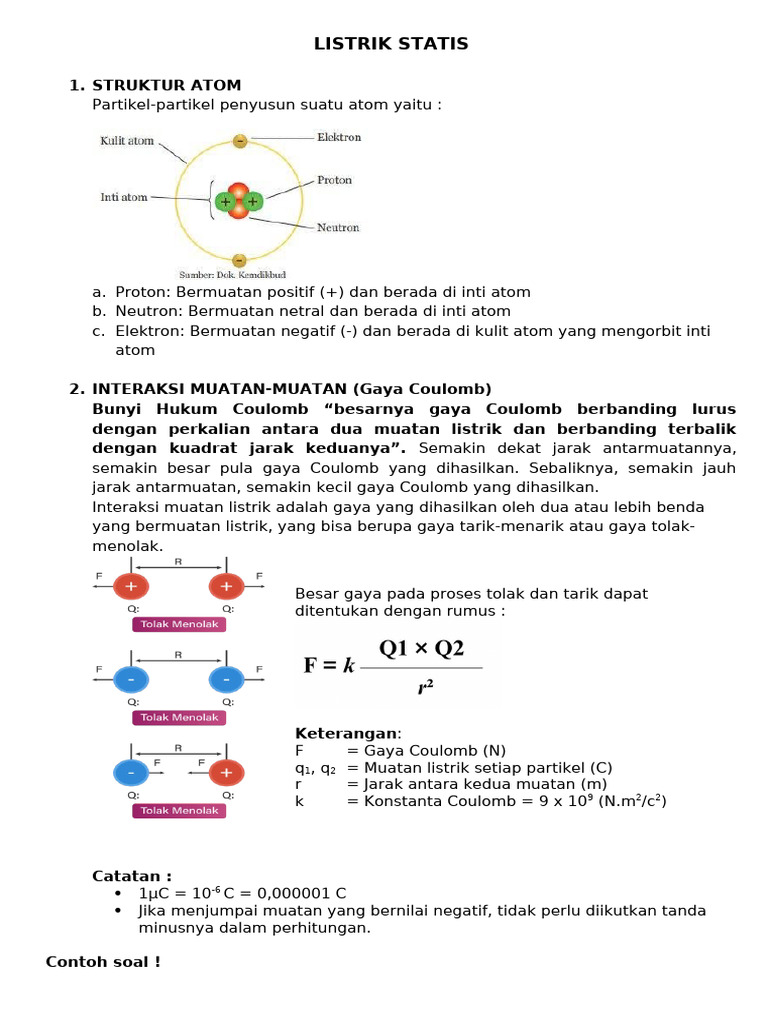 Listrik Statis | PDF