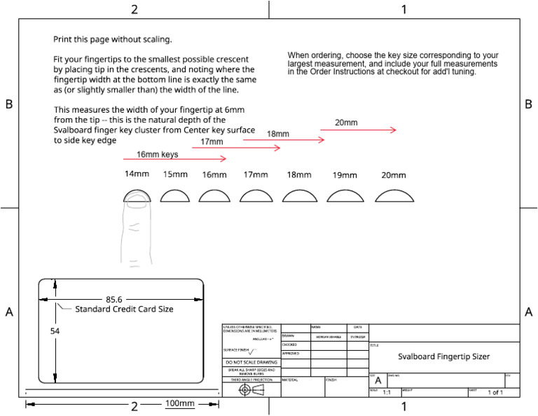 Key Size Selection for Orders | PDF