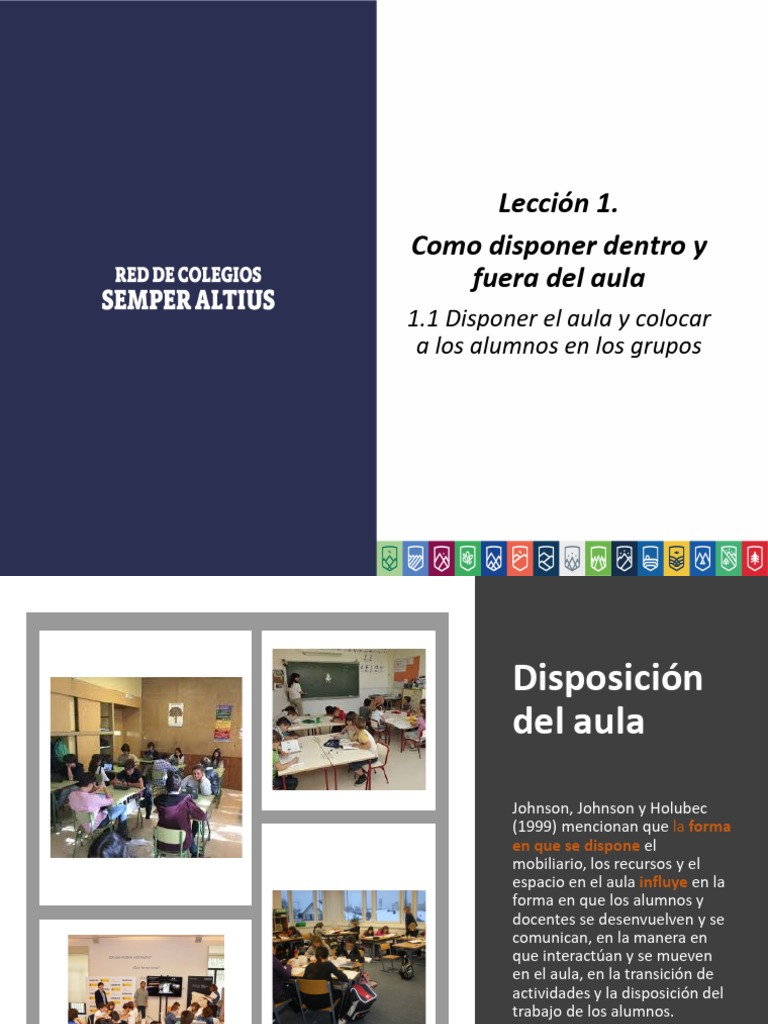 Disposición del Aula para Aprendizaje Efectivo | PDF | Salón de clases ...