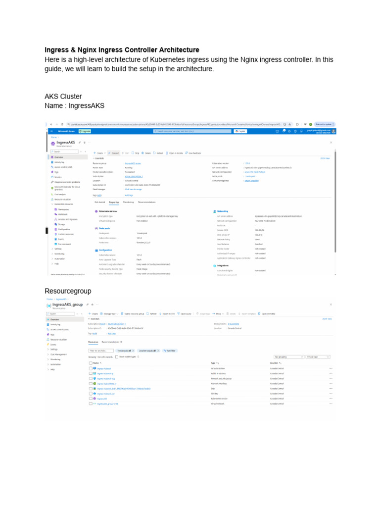 Nginx Ingress Controller Setup Guide | PDF | Computer Architecture ...