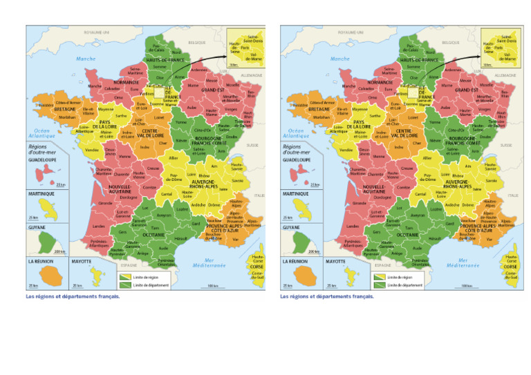 Carte Des Régions | PDF