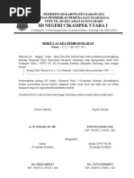 Berita Acara Pemusnahan Barang