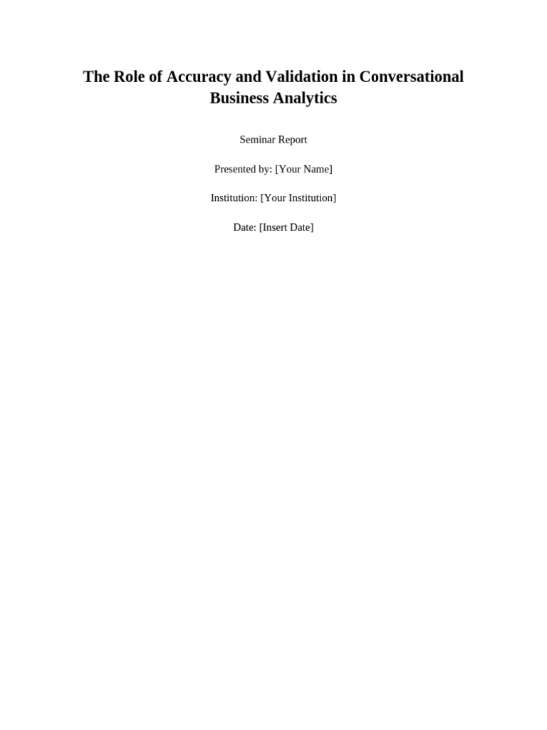 Conversation Analytics Report Colorful Final | PDF | Analytics ...