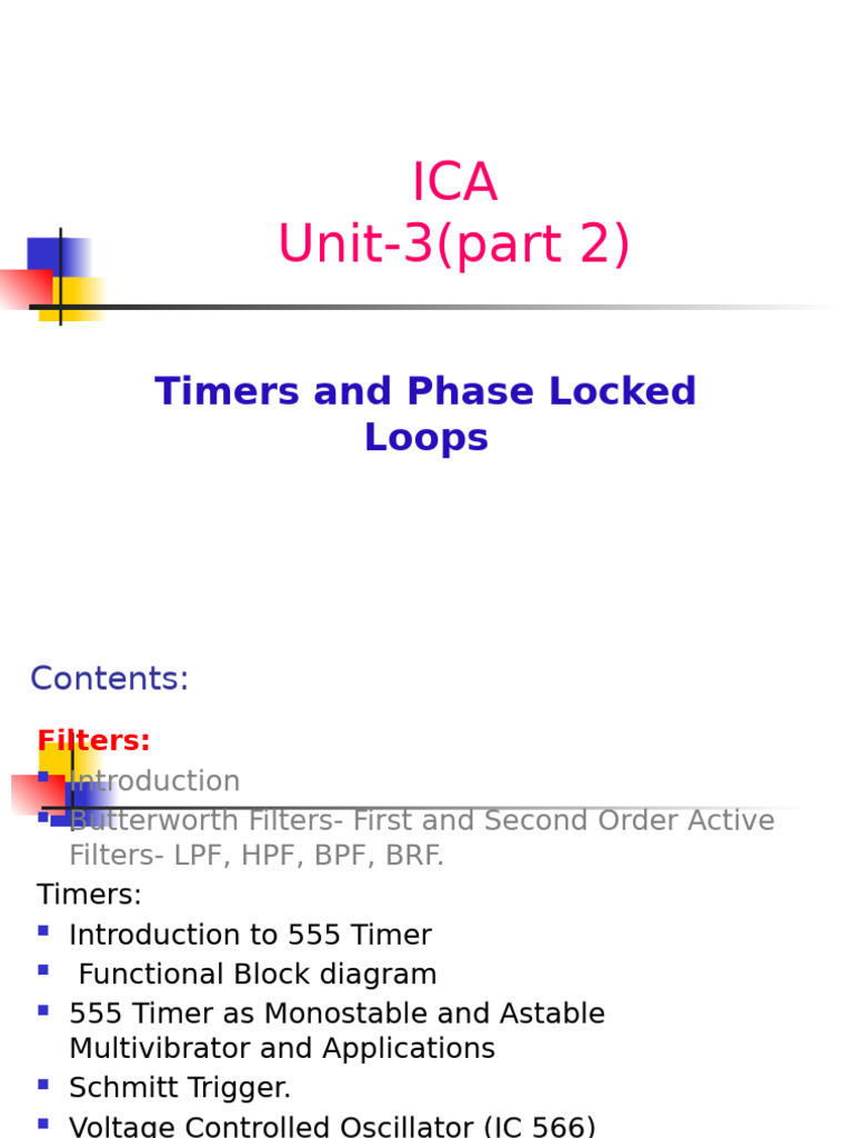 Timers and Phase Locked Loops Explained | PDF | Detector (Radio ...