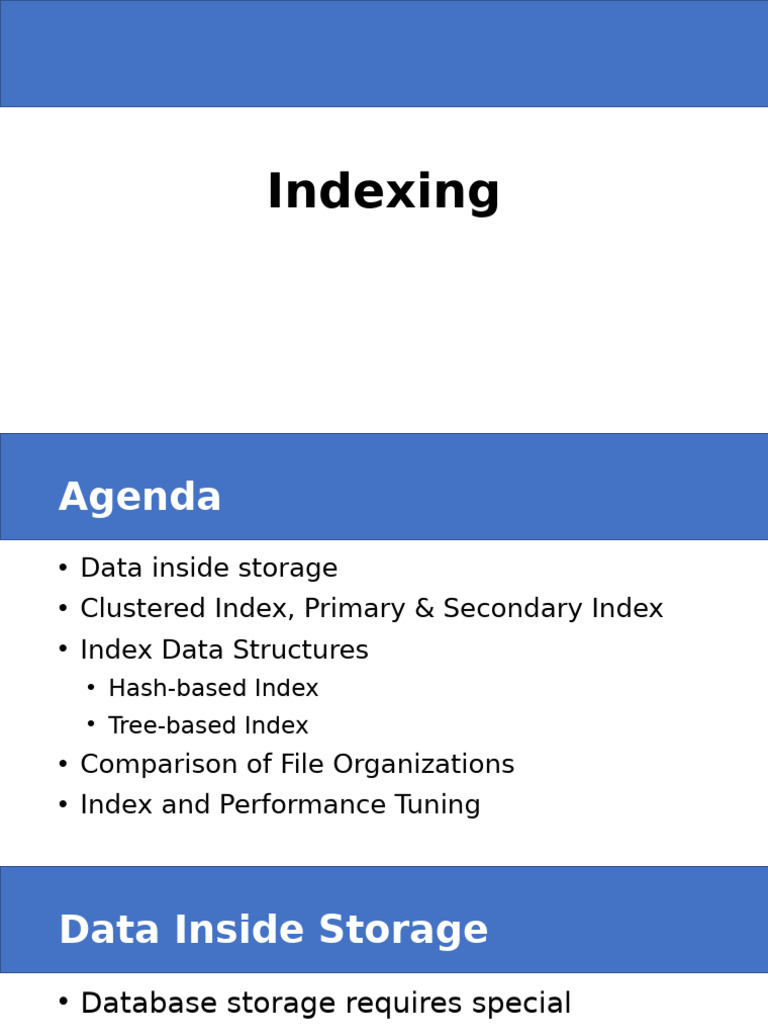 Efficient Database Indexing Techniques | PDF