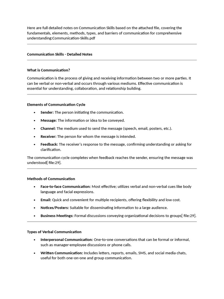 Mastering Communication Skills Guide | PDF | Communication | Nonverbal ...