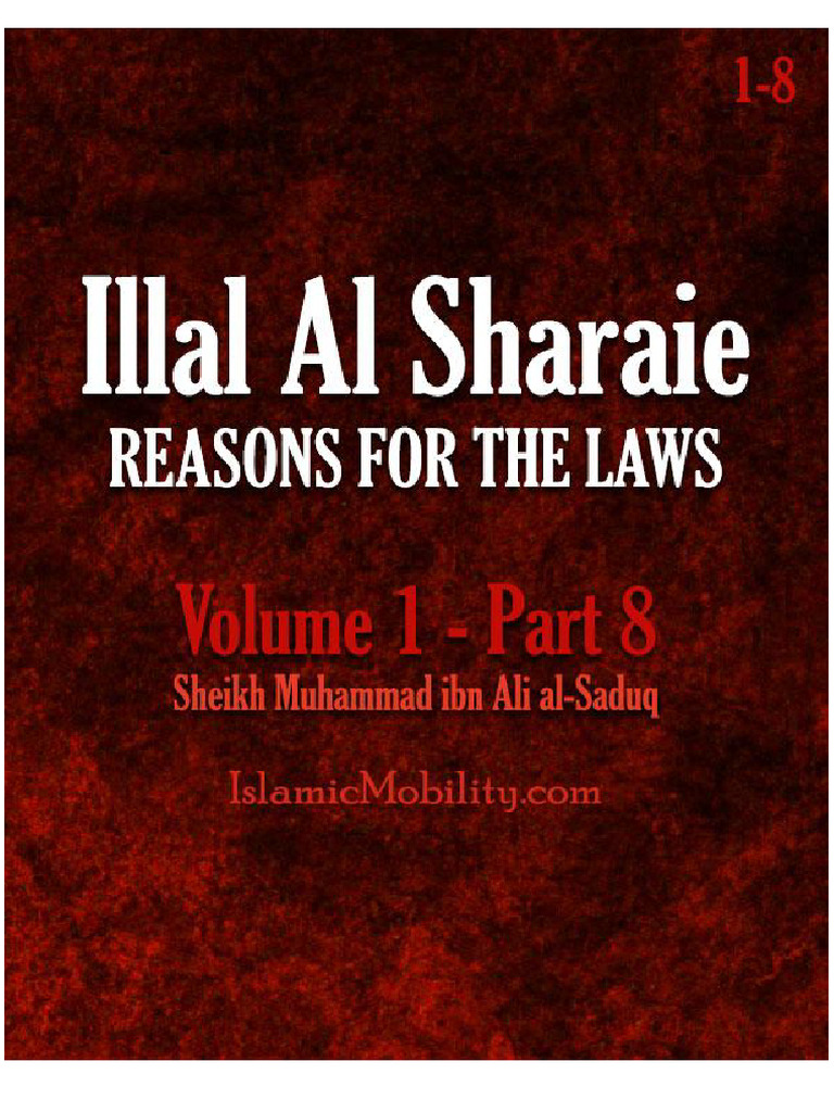 Ilal Al Sharaei Vol 1 Part 8 | PDF | Husayn Ibn Ali