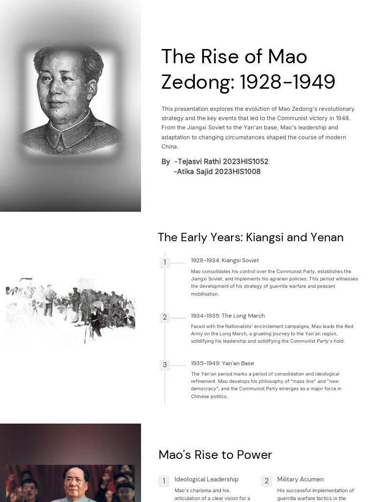 Mao Zedong's Rise: 1928-1949 Explained | PDF | Mao Zedong | Kuomintang