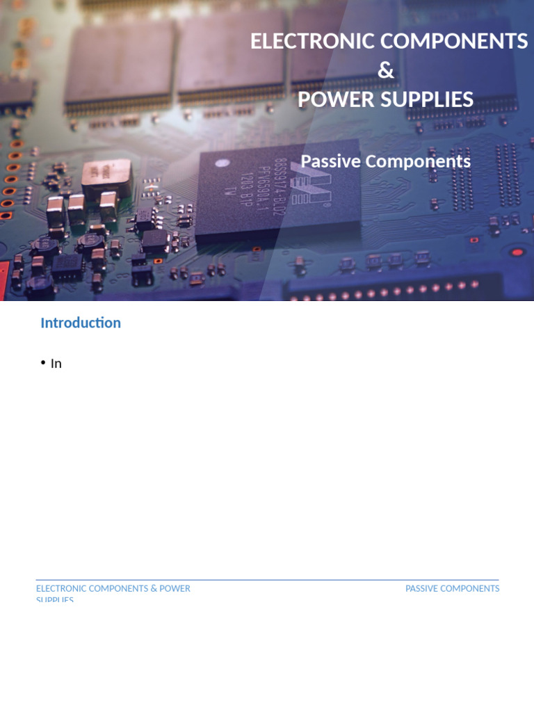 ECPS - Passive Components | PDF