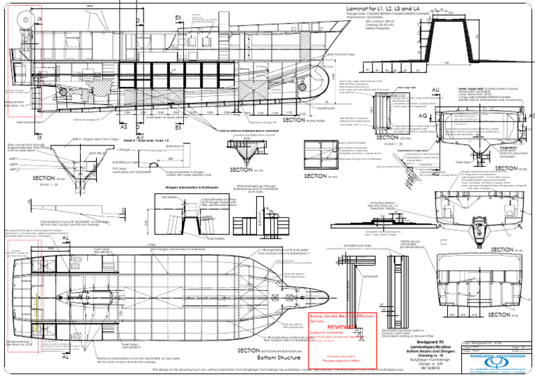 Yacht Design Structural Specifications | PDF | Hull (Watercraft) | Deck ...