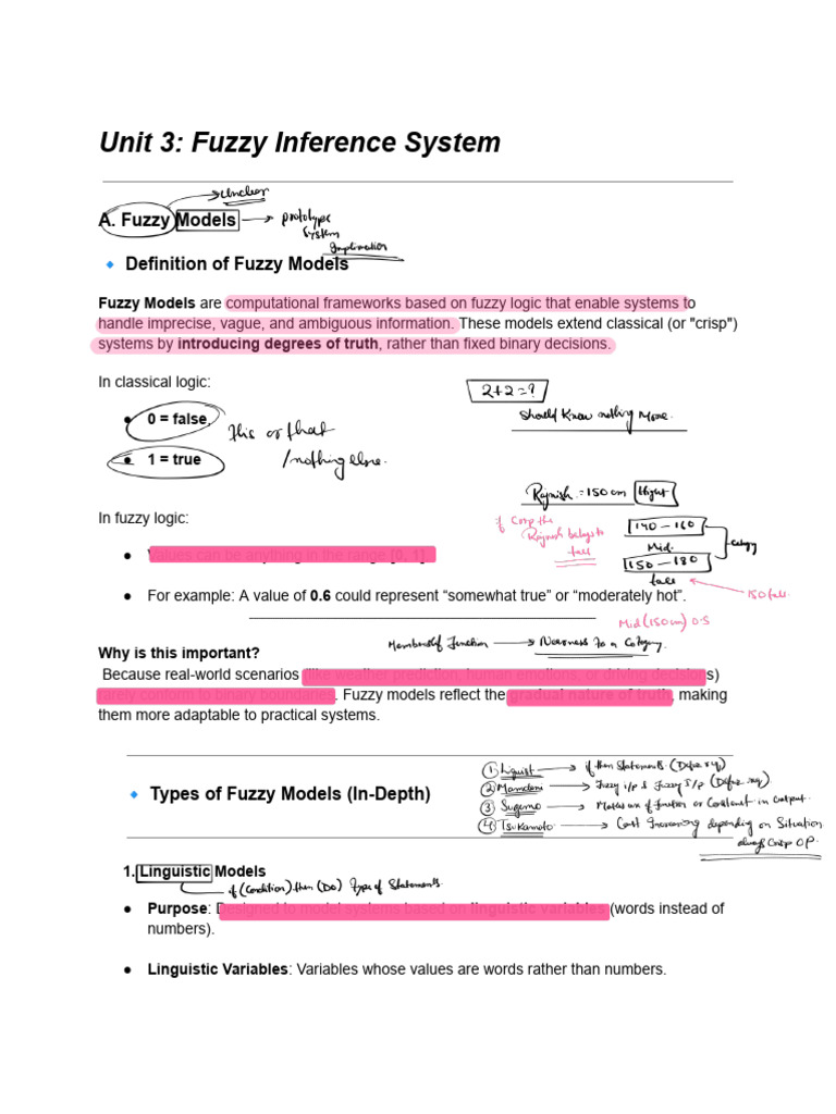 Fuzzy Inference Systems Explained | PDF | Fuzzy Logic | Machine Learning