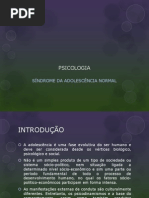 Psicologia Sindrome Da Adolescencia Normal