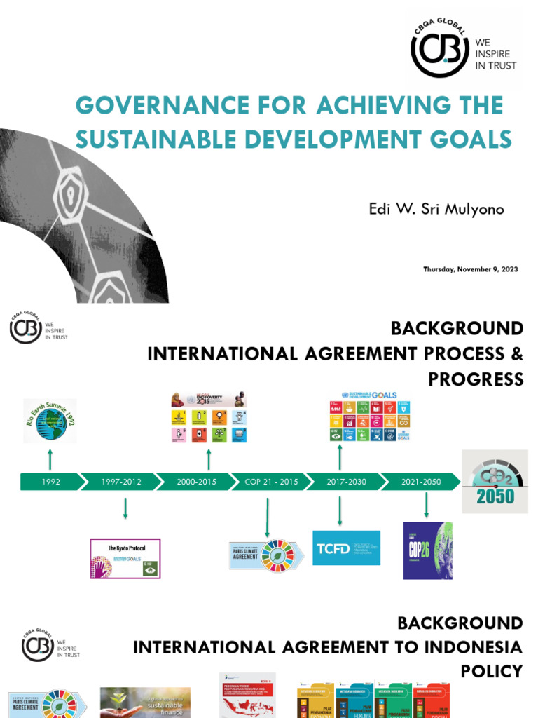 Governance for Sustainable Development Goals | PDF | Sustainability ...