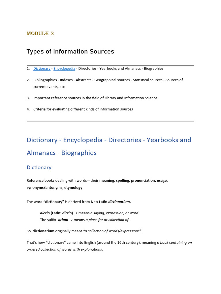 Types of Encyclopedias Explained | PDF | Encyclopædia Britannica ...