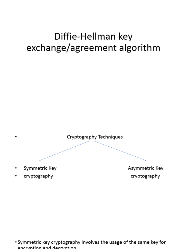 Diffie-Hellman Key Exchange Explained | PDF | Key (Cryptography ...