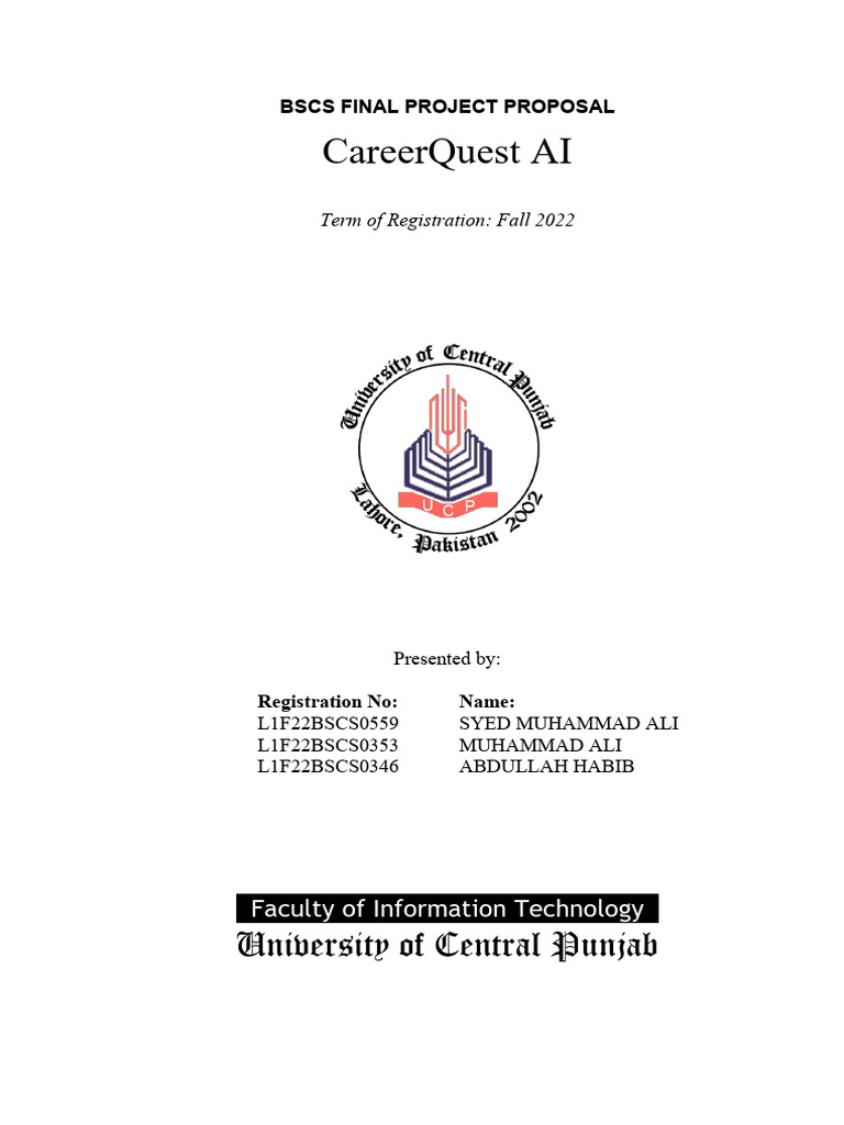 AI Career Guidance Platform Proposal | PDF | Machine Learning ...