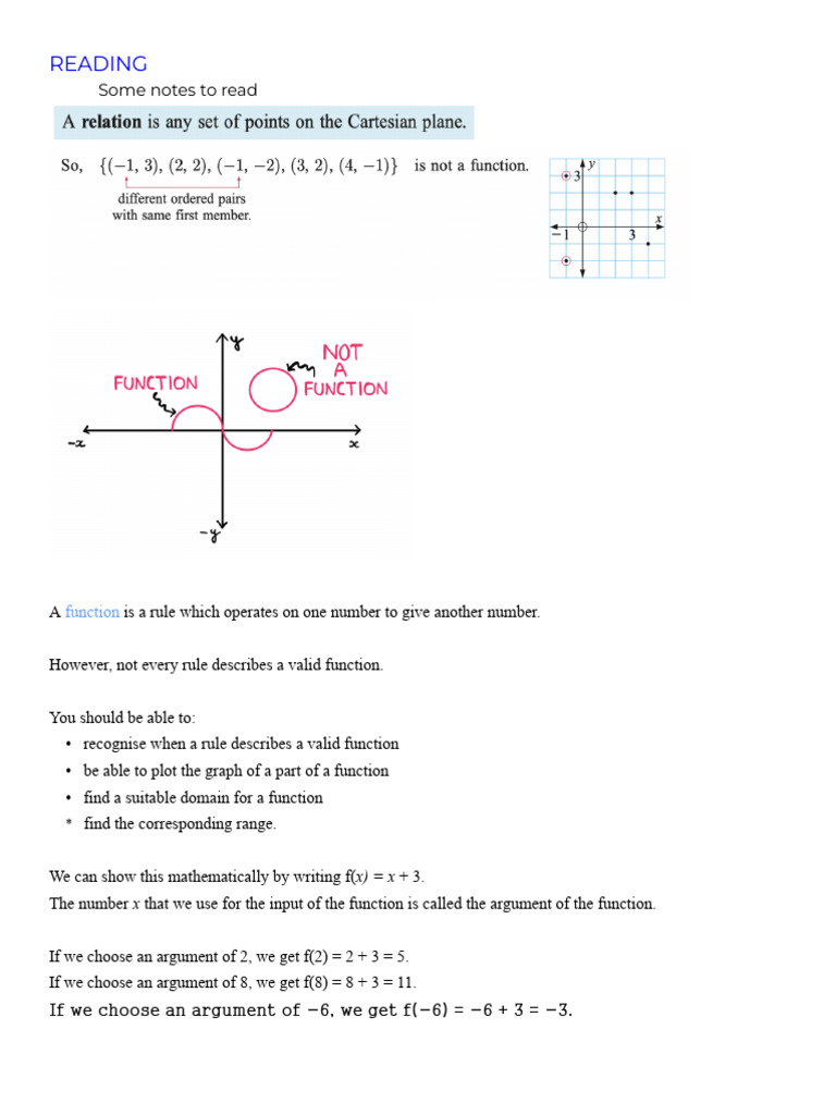 Understanding Functions and Patterns | PDF | Function (Mathematics ...