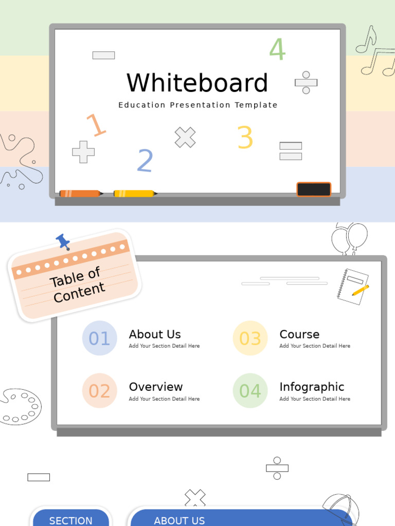 Whiteboard Presentation Template | PDF