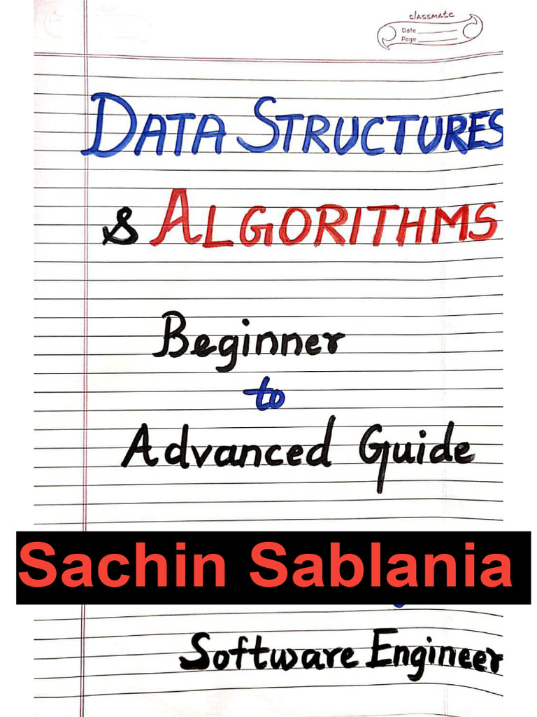 Sachin Data Structure Notes | PDF