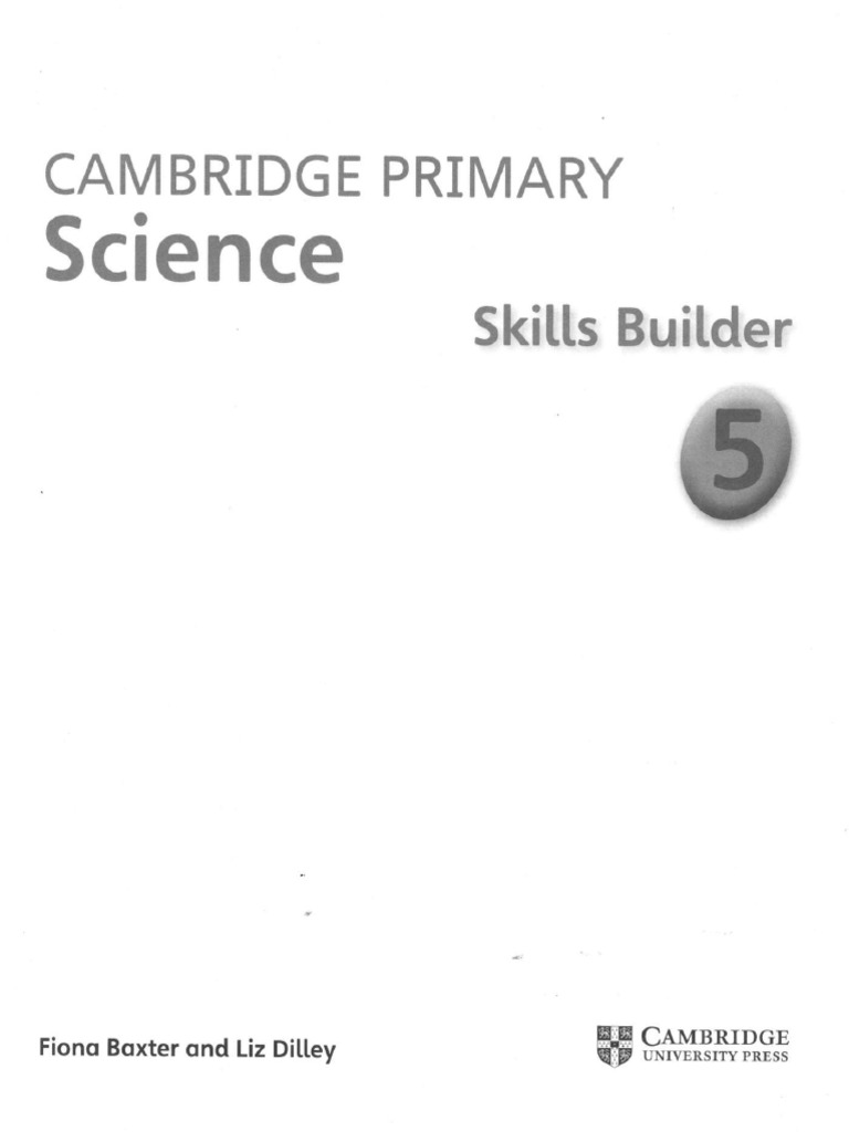 Cambridge Primary Science 5 Skills Builder | PDF