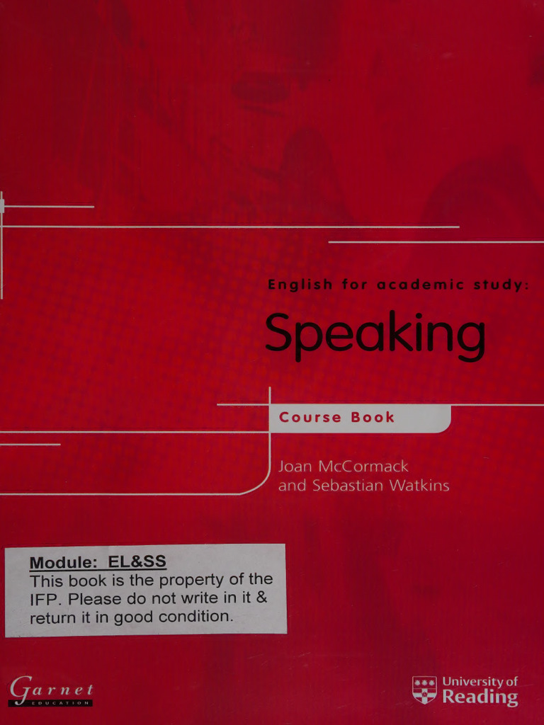 Academic Speaking Skills Course Book | PDF