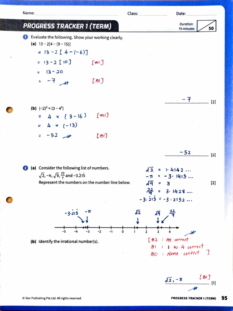Math Progress Tracker Evaluation Guide | PDF | Sugar Confectionery ...