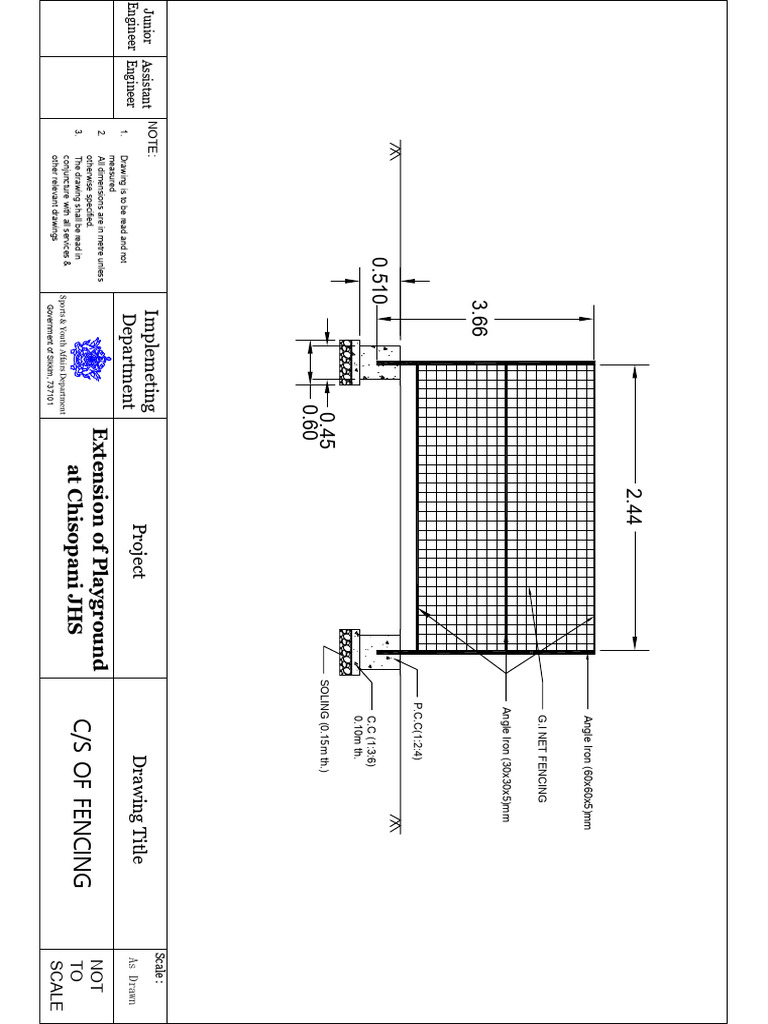 Playground Fencing Design Document | PDF