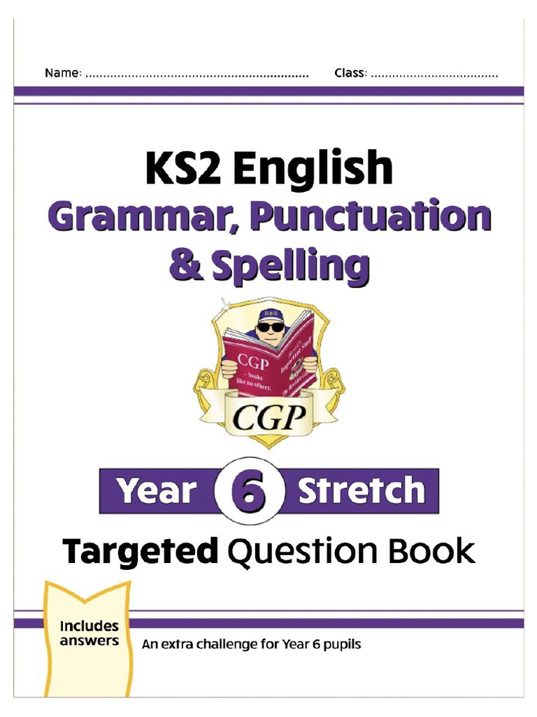 KS2 English Grammar, Punctuation & Spelling Year 6 (Question Book) | PDF