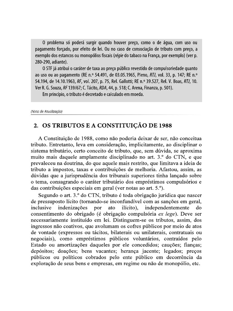 Conceito de Tributo - Misabel Derzi | PDF