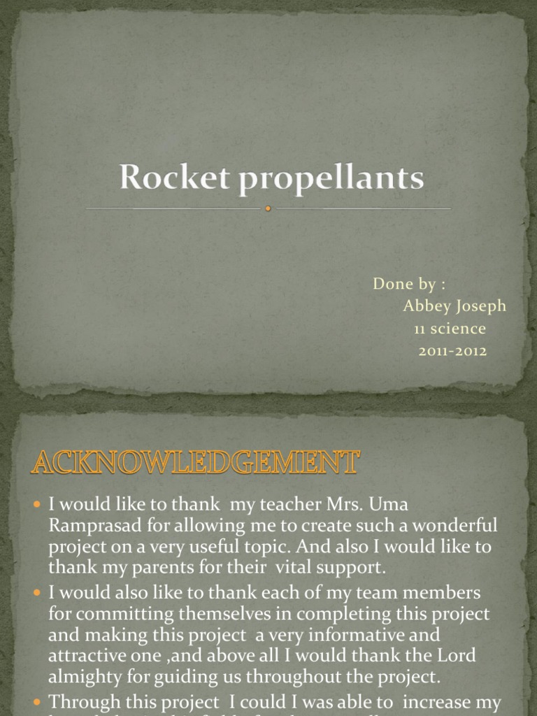 Rocket Propulsion | PDF | Rocket Propellant | Rocket Engine