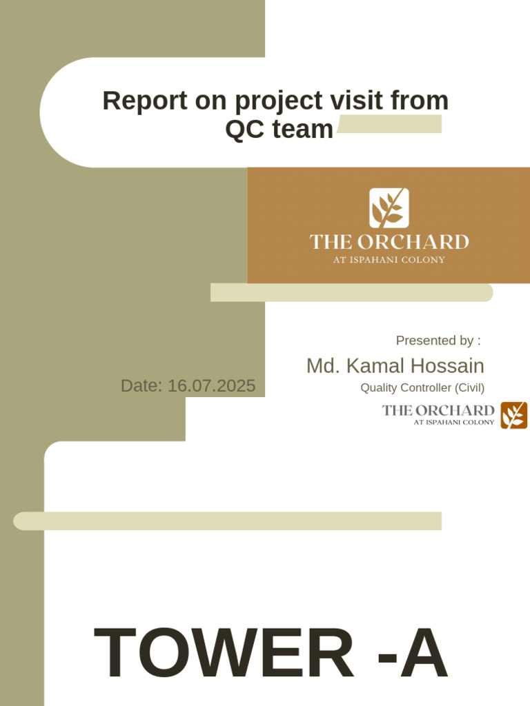 QC Team Project Visit Report Summary | PDF | Civil Engineering ...