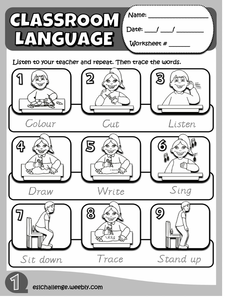 1 Classroom Language1 | PDF