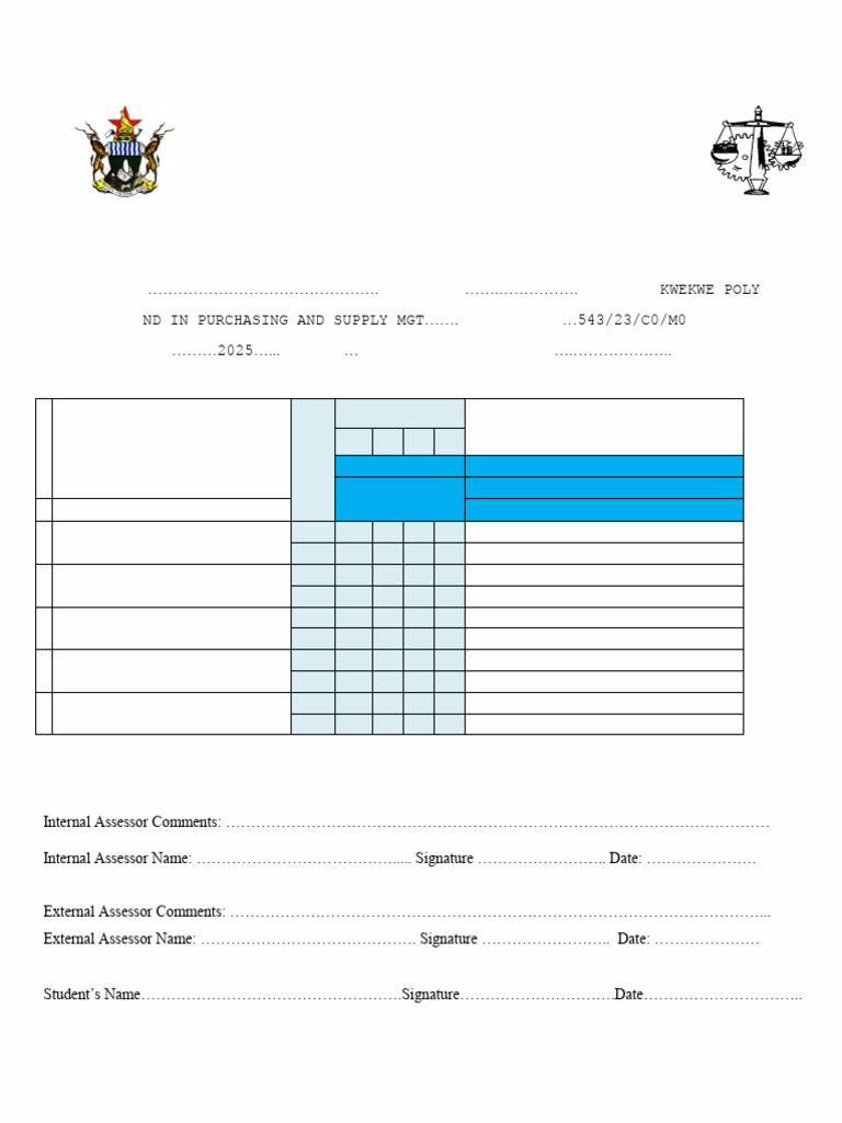 Skills Template ND1.1 | PDF