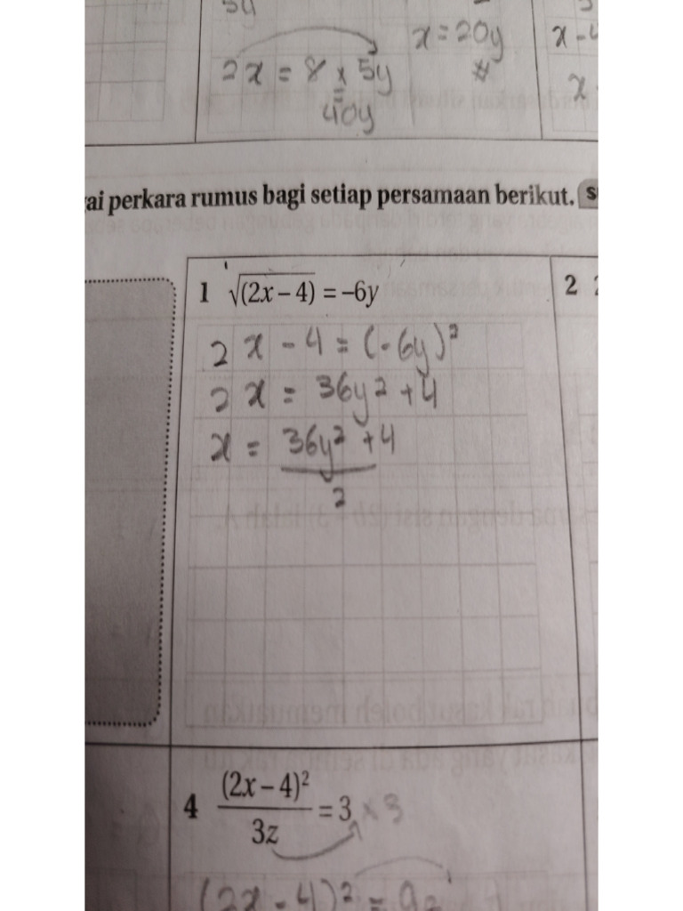 Contoh UASA Matematik F2 | PDF