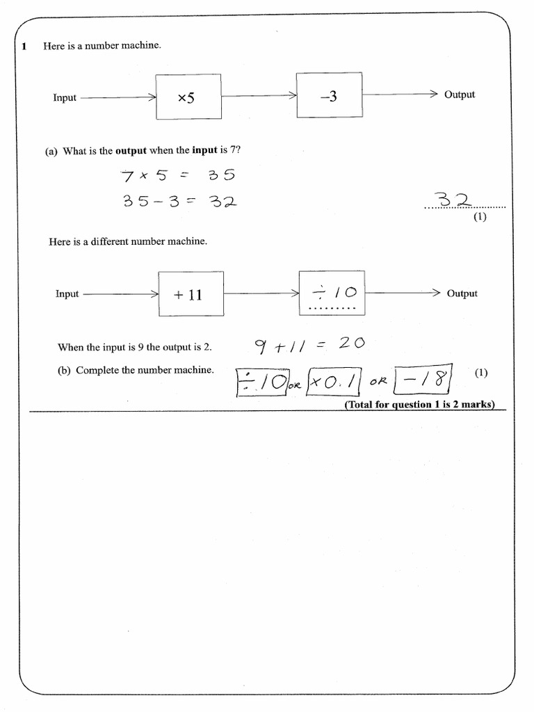 2 Function Machinesans | PDF