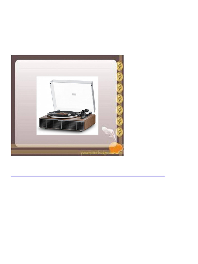 Bluetooth Vinyl Record Player HiFi | PDF