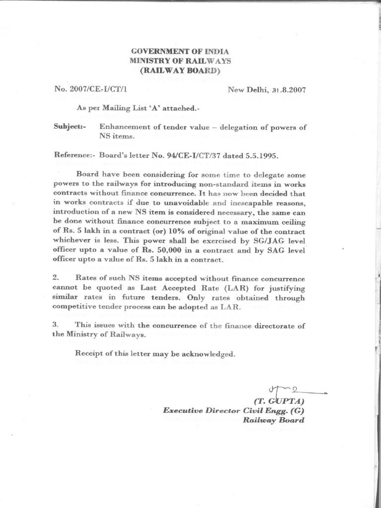 Additional Items 1.21 (A) of SOP'09 2007-CE-I-CT-1 - 310807 | PDF